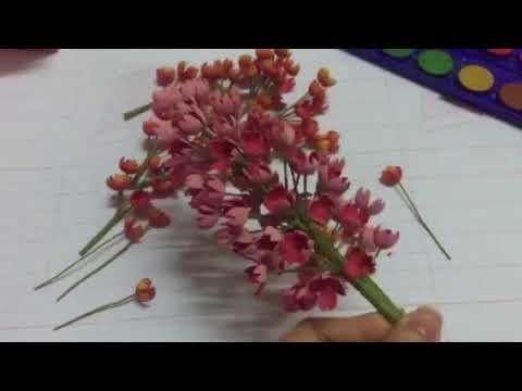 Làm Hoa Giấy Xốp. Foam Flowers Diy