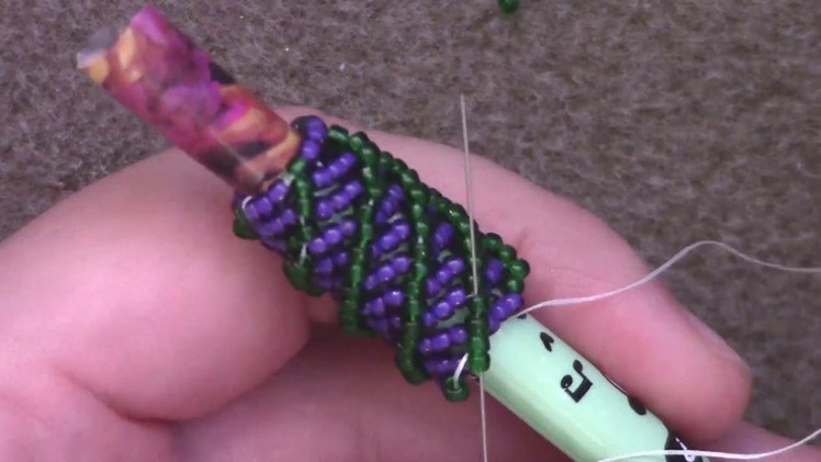 Learn the Basics of the African Helix Stitch - A Beading Tutorial by Aura Crystals