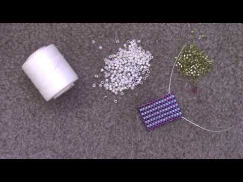 Learn the Basics of the Brick Stitch - A Beginner Beading Tutorial by Aura Crystals