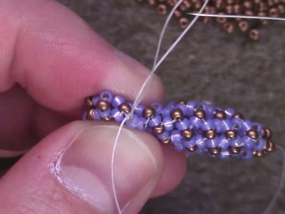 Learn the Basics of the Chenille Stitch - A Beading Tutorial by Aura Crystals