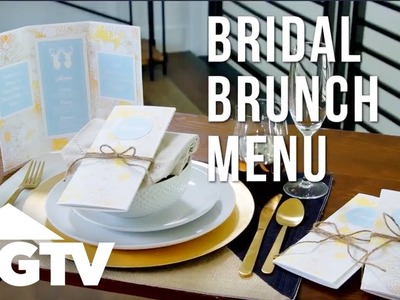 Linda Phan's DIY Bridal Brunch Menus - HGTV