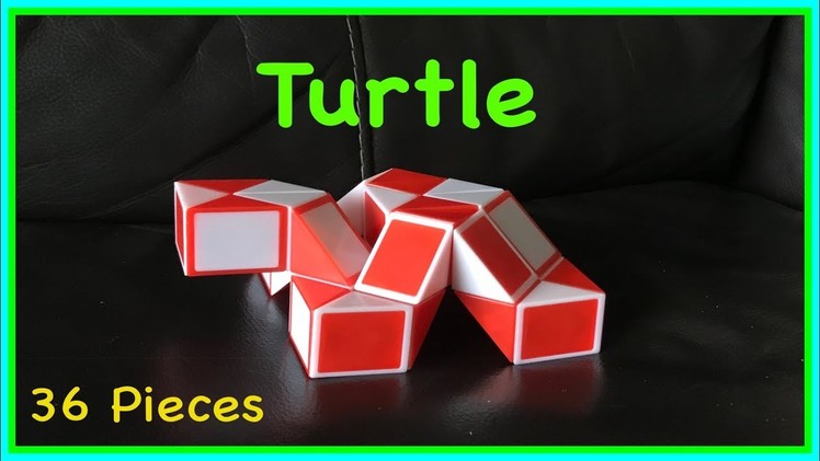 Rubik’s Twist 36 or Snake Puzzle 36 Tutorial: How to Make a Turtle Shape Step by Step