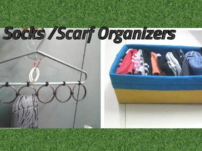 Socks Organizers||DIY||Box Organizer||Hanger Organizer||Scarf organizer||Ep:23