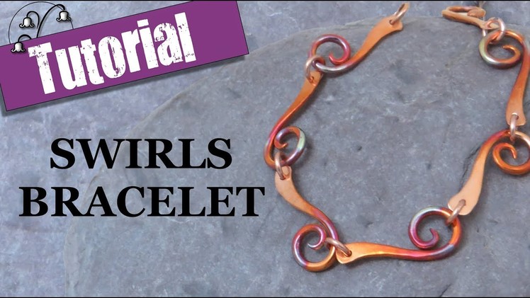 Swirls Bracelet: Forged Wire Jewellery Tutorial