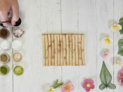 The World's Easiest Cake Decorating Moulds - Bamboo - Karen Davies Sugarcraft Tutorial