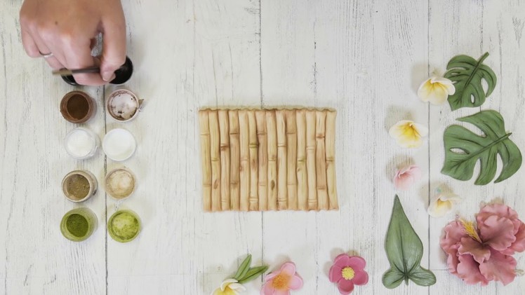 The World's Easiest Cake Decorating Moulds - Bamboo - Karen Davies Sugarcraft Tutorial
