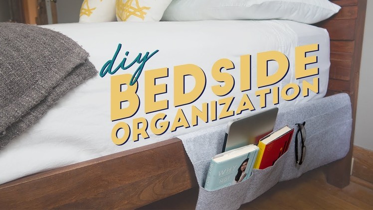 THIS EASY DIY BEDROOM ORGANIZATION HACK WILL CLEAR YOUR NIGHTSTAND CLUTTER
