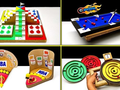 TOP 4 Amazing Diy Cardboard Desktop Games