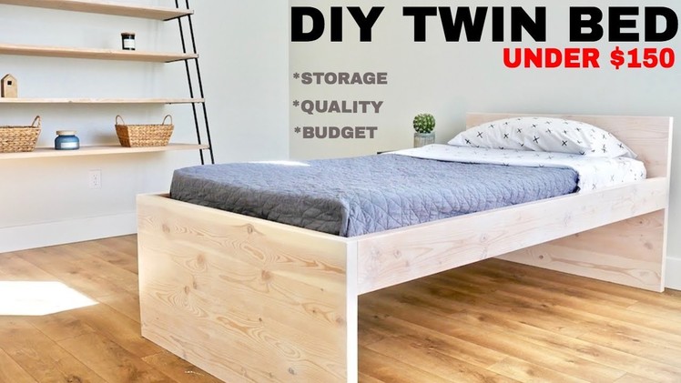 Twin Low Loft Bed. How to Make