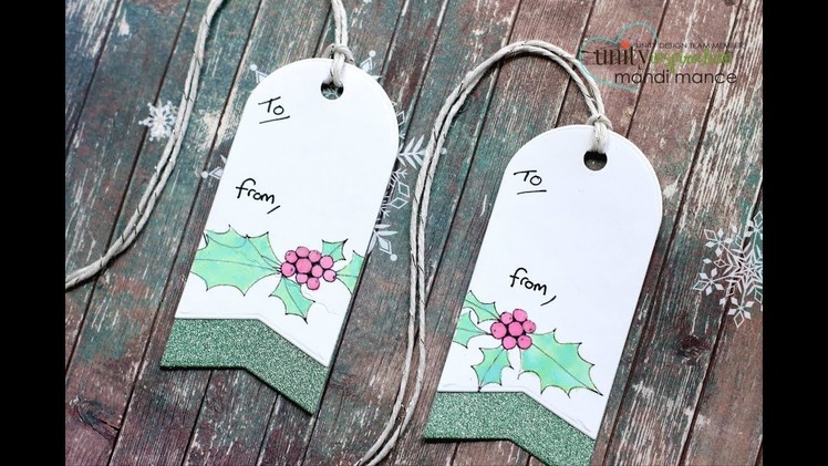 Unity Quick Tip: DIY Holiday Gift Tags with Oxides