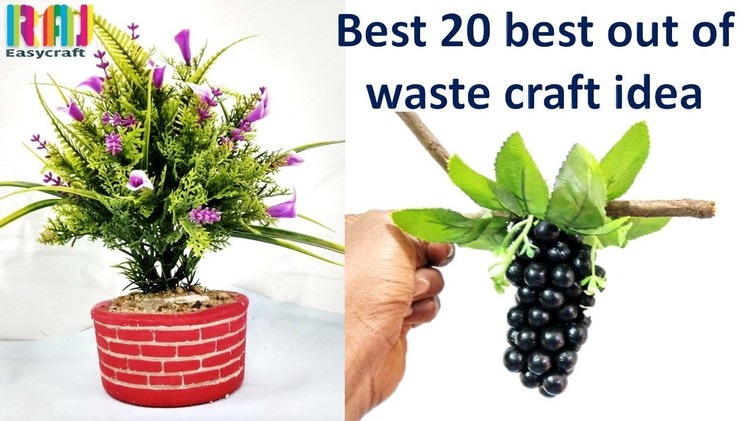 Best 20 diy ideas || 20 cool room decor ideas ||  best out of waste 20 craft idea
