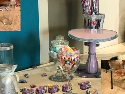DIY BABY SHOWER CANDY TABLE JARS !
