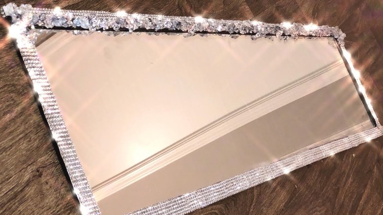 DIY: Blinged out diamond mirror!