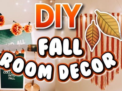 DIY FALL ROOM DECOR! | Easy and cheap decor ideas! Fall 2018!