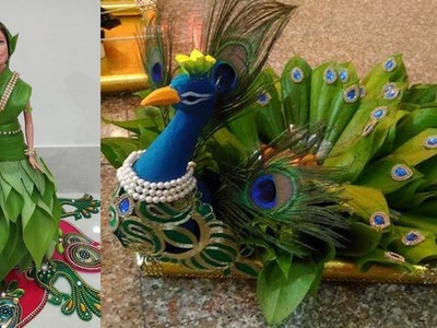 DIY || idea of betel leaf decoration for wedding || betel leaf doll decoration