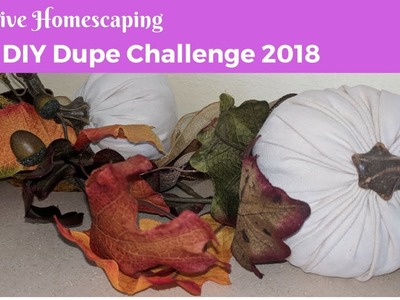 FALL DIY DUPE CHALLENGE HOSTED BY KENYA'S DECOR CORNER & ECLECTIC KRISTEN