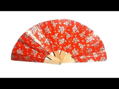 How to make a Hand Fan By Paper # DIY Paper hand Fan # Japanese hand Fan Making