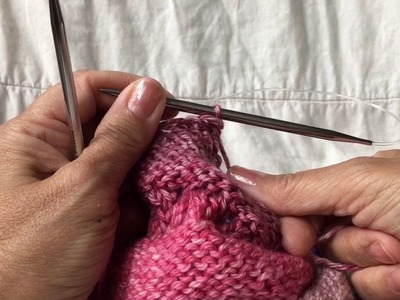 Suspended Bind Off for knitting