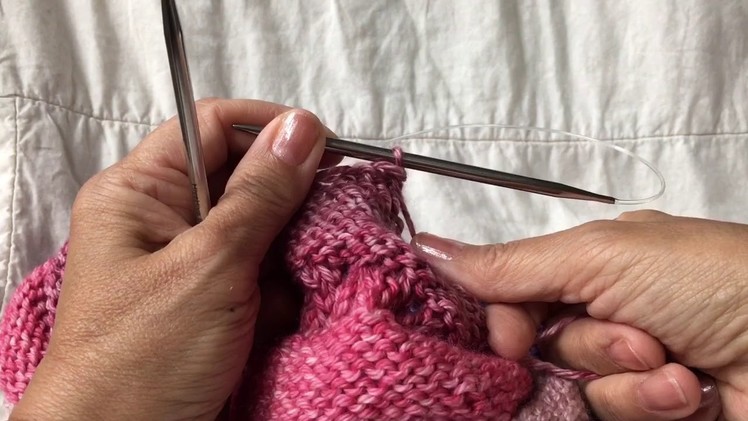 Suspended Bind Off for knitting