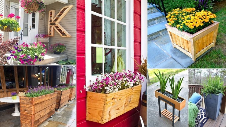 100+ Amazing DIY wooden planter box ideas | DIY Garden