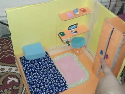 5 DIY Miniature Dollhouse Rooms Decor, Backpack