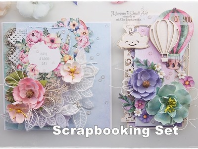 Card & Tag Scrapbooking Set Creating Process ♡ Maremi's Small Art ♡