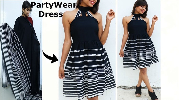 DIY Party Wear One Piece Dress only in 10 minutes| Step by step Tutorial