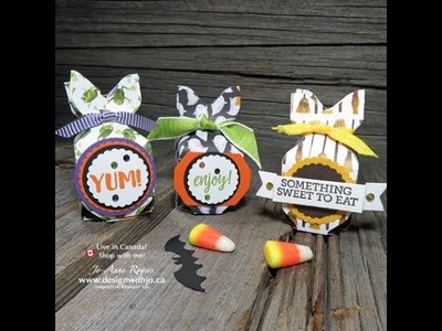 Handmade Candy Corn Countdown Ferraro Rocher Favor Box for Halloween