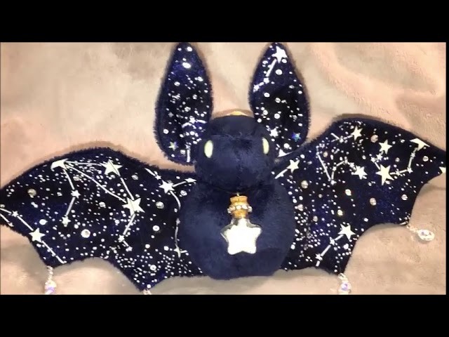 Handmade Constellation Bat Plush