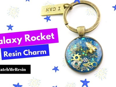 Kawaii Galaxy Resin Charm Tutorial