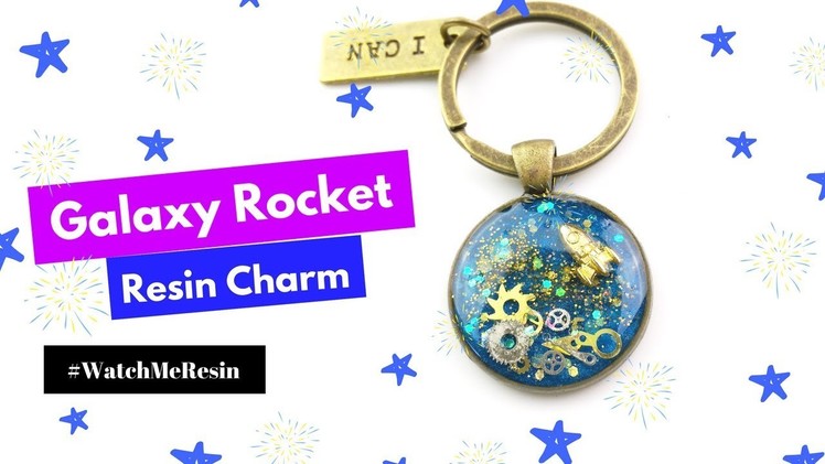 Kawaii Galaxy Resin Charm Tutorial