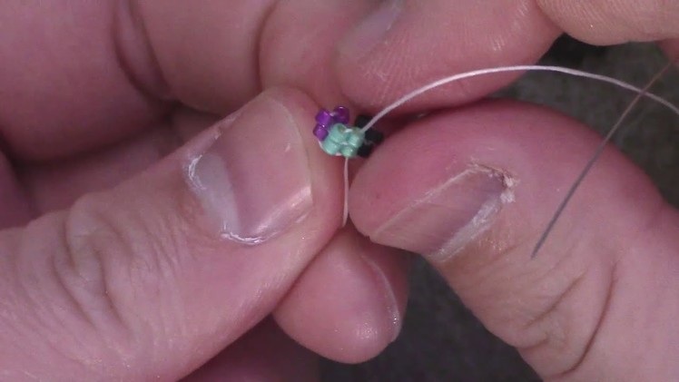 Learn the Basics of the Tubular Herringbone Stitch - A Beading Tutorial by Aura Crystals