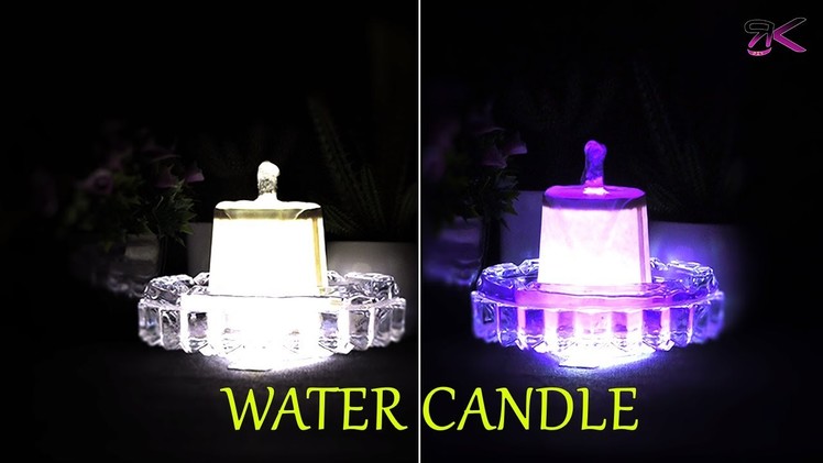 Make a Mini tabletop fountain at home very easy | 100% DIY (Water Candle)