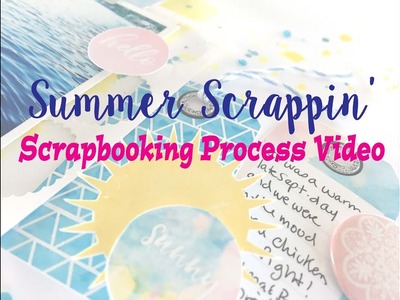 Summer Scrapping 2018 Day 19- Scrapbooking Process #183- "Chicken Fight"
