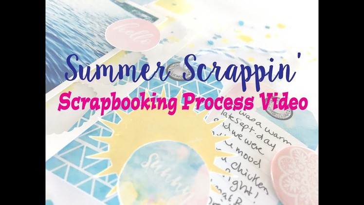 Summer Scrapping 2018 Day 19- Scrapbooking Process #183- "Chicken Fight"