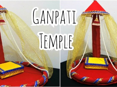 Temple making at home for diwali | ganesh lakshmi chauki | Mandir | diwali decoartion ideas at home