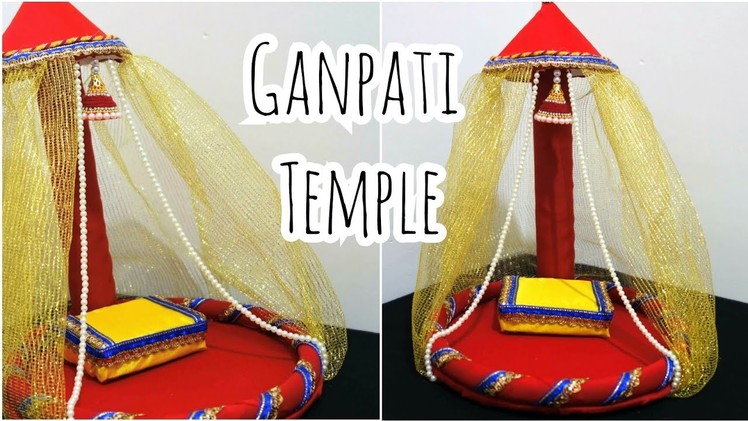 Temple making at home for diwali | ganesh lakshmi chauki | Mandir | diwali decoartion ideas at home