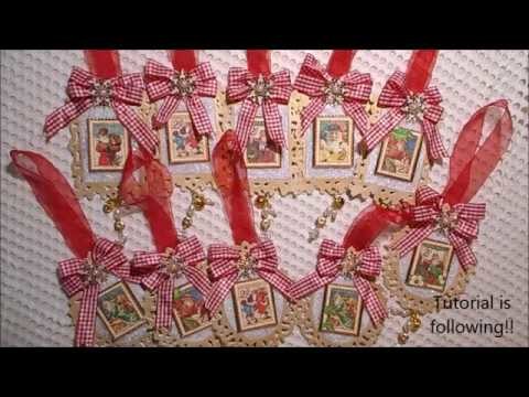 TUTORIAL | NAVIDAD | Marcos colgantes | SCRAPBOOK