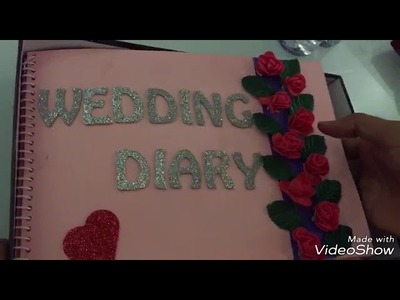 Wedding Diary || Scrapbook by me ||