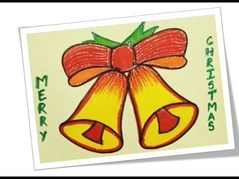 Christmas bells greeting card | Jingle Bells Handmade Card