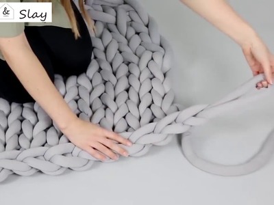DIY Braid Knit Tube Yarn