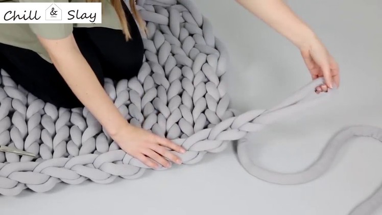 DIY Braid Knit Tube Yarn
