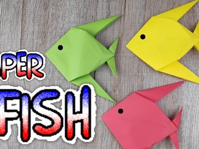 DIY Origami Animal Paper Toy | How To Make an Easy Origami Fish Tutorial | Handmade - Craft Kids
