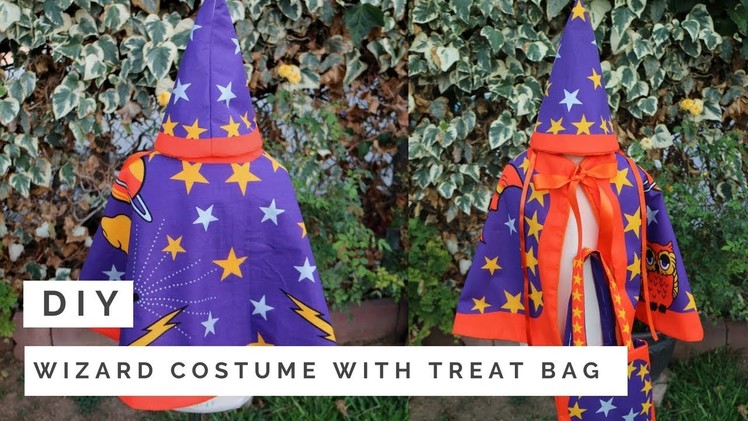 DIY: Wizard Costume With Treat Bag | Yesenia