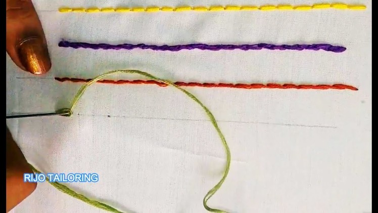 Hand embroidery for beginners - part 01 | 6 basic embroidery stitches