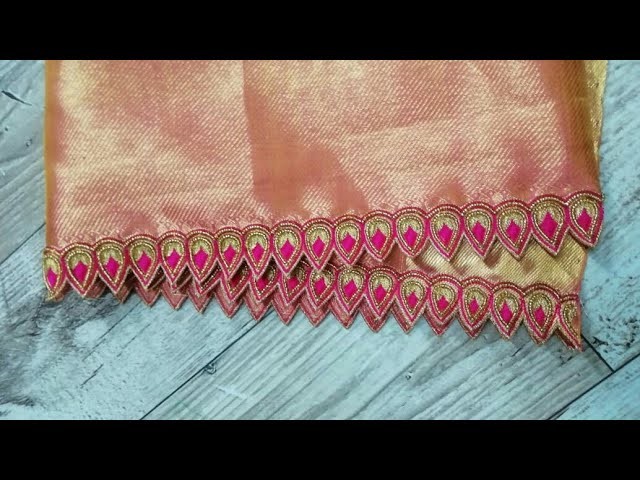 Hand embroidery kuchu design