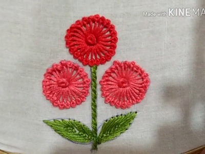 Hand Embroidery "Long French Knot" by EASY LEARNING BY ATIB