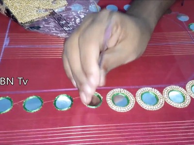 Hand embroidery tutorial for beginners | simple maggam work blouse designs | latest blouse designs