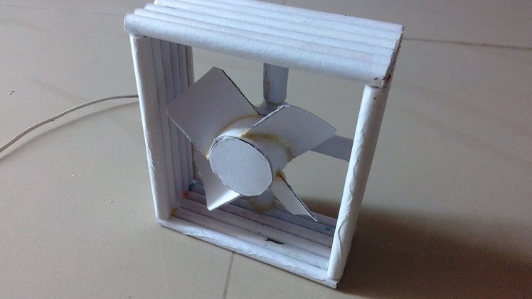 How to make a dc fan using only paper ---- Its About Everything.