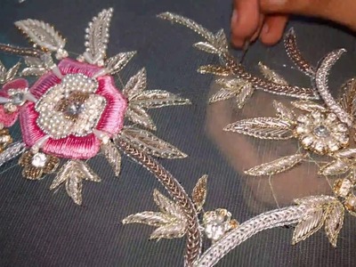 Latest Lehnga design | Embroidery on net | Hand embroidery dress manufacturing, Wholesaller
